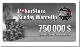 Participa en el Sunday Warm-Up de Pokerstars Participa en el Sunday Warm-Up de Pokerstars